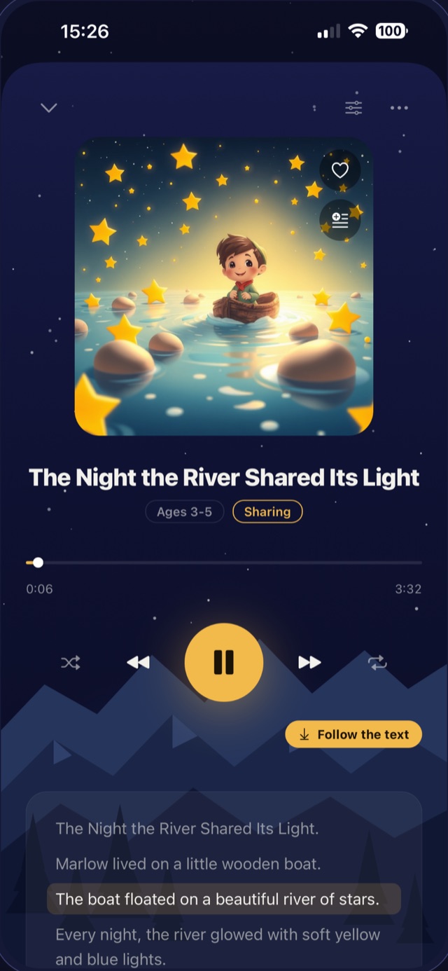 LullaMoon read-along story player